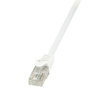 LOGILINK Câble réseau (RJ45) CAT6 U/UTP blanc 1,00M