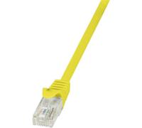 LogiLink EconLine Câble réseau Cat6 U/UTP AWG24 1 m Jaune