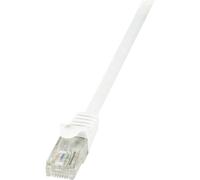 LogiLink Câble réseau RJ45 CAT6 U/UTP - Blanc 10 m