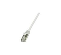 LogiLink EconLine - Cordon de raccordement - RJ-45 (M) pour RJ-45 (M) - 3 m - paire torsadée écrantée (F/UTP) - CAT 6 - gris