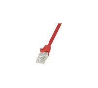 LogiLink EconLine - Cordon de raccordement - RJ-45 (M) pour RJ-45 (M) - 50 cm - UTP - CAT 6 - rouge