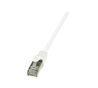 LogiLink EconLine - Cordon de raccordement - RJ-45 (M) pour RJ-45 (M) - paire torsadée écrantée (F/UTP) - CAT 6 - blanc