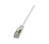 LogiLink EconLine - Cordon de raccordement - RJ-45 (M) pour RJ-45 (M) - paire torsadée écrantée (F/UTP) - CAT 6 - gris