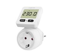 LogiLink EM0004 Compteur de coûts énergétiques, écran Rotatif à 180°, Blanc