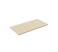 LogiLink EO0040 Plateau de Table Beige 1200x600x18mm Bois Rectangulaire, Compatible EO0001/G/W, EO0010, EO0028, EO0018, EO0029/G/W, 9.5kg