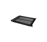 LogiLink - Etagère pour rack - noir, RAL 9005 - 1U - 19"