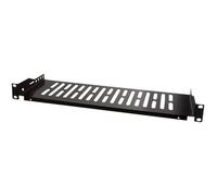 LogiLink Étagère pour rack noir, RAL 9005 1U 19