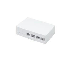 LogiLink FB1002 Boîte de Jonction Réseau Blanc, ABS, 81x30mm, 98g, 1 Pièce