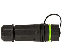 LogiLink Fibre Optique Coupleur avec capuchon de protection/manchon de câble SC-Duplex noir/vert