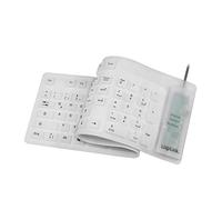 LOGILINK Flexible Silikon-Tastatur, kabelgebunden, weiß