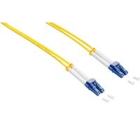 LogiLink FP0LC01 fibre optique FO Câble de raccordement 1.00 m jaune 9/125 µ Singlemode OS2