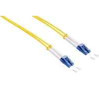 LogiLink FP0LC05 fibre optique FO Câble de raccordement 5.00 m jaune 9/125 µ Singlemode OS2