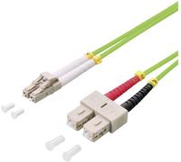 LogiLink FP5LS15 câble de fibre optique 15 m LSZH OM5 LC SC Vert - Câbles de fibre optique (15 m, LSZH, OM5, LC, SC, Vert)
