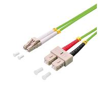 LogiLink FP5LS20 câble de fibre optique 20 m LSZH OM5 LC SC Vert - Câbles de fibre optique (20 m, LSZH, OM5, LC, SC, Vert)