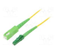 LogiLink FPSLS01 fibre optique FO Câble de raccordement 1 m jaune [1x SC APC mâle - 1x LC/APC mâle] 9/125 µ Singlemode OS2