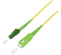 LogiLink FPSLS10 fibre optique FO Câble de raccordement [1x SC APC mâle - 1x LC/APC mâle] 9/125
