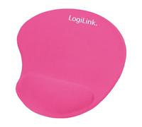 Tapis de souris avec repose-poignet LogiLink ID0027P ergonomique rose