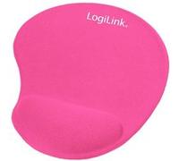 LogiLink GEL Mouse Pad with Wrist Rest Support - Tapis de souris avec repose-poignets - rose Rose G