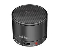 LogiLink Haut-parleur Bluetooth 5.3 – Microphone intégré, Radio FM, Lecteur microSD – Noir