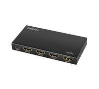 LogiLink HD0062 Commutateur HDMI 3 x 1 Port (3 Sources vers Un Moniteur/TV), avec résolution 4K/60 Hz et Full 3D, HDCP, HDR, CEC, RC