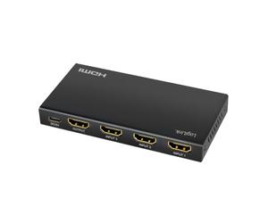 LogiLink HD0062 Commutateur HDMI 3 x 1 Port (3 Sources vers Un Moniteur/TV), avec résolution 4K/60 Hz et Full 3D, HDCP, HDR, CEC, RC
