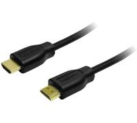 LogiLink HDMI Câble de raccordement Fiche mâle HDMI-A, Fiche mâle HDMI-A 7.50 m noir CH0045 4K UHD Câble HDMI