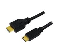 LogiLink Câble HDMI CH0022 High Speed avec Ethernet HDMI mâle vers mini HDMI Type C 1,50 m Noir