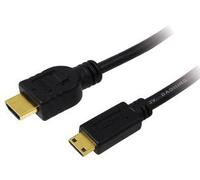 LogiLink High Speed with Ethernet - Câble HDMI avec Ethernet - HDMI mâle pour 19 pin mini HDMI Type C mâle - 1 m - noir