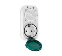 LOGILINK ET0013 - Minuterie avec capteur crépusculaire, IP44, pour l'extérieur