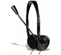 LogiLink HS0052 Casque stéréo avec Microphone Easy VOIP Conférence téléphonique Noir