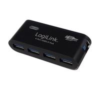 LogiLink Hub USB 3.0 Super Speed avec alimentation 4 ports noir