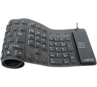 LogiLink ID0019A clavier USB QWERTZ Allemand Noir - Claviers (Avec fil, USB, QWERTZ, Noir)