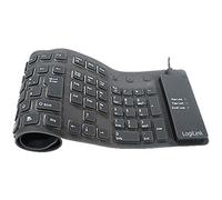 LogiLink ID0019A clavier USB QWERTZ Allemand Noir - Claviers (Avec fil, USB, QWERTZ, Noir)