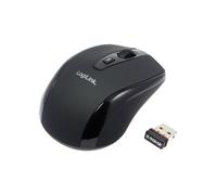 LogiLink ID0031 Souris Optique RF sans fil 800 DPI 3 boutons Noir Portée 10m Interface USB compatible Windows/macOS, alimentation 2xAAA