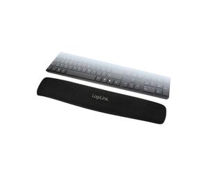 LogiLink ID0044 Repose-Poignet Noir Nylon/Polyuréthane/Silicone, Poids 310g, Code SH 84733080