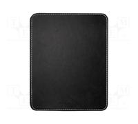 LogiLink Tapis de souris ID0150 simili cuir noir