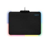 LogiLink ID0155 Tapis de souris Noir Monotone Caoutchouc 360 mm 260 mm 1,8 mm