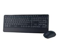 LogiLink ID0161 clavier RF Wireless QWERTZ Allemand Noir - Claviers (Standard, Sans fil, RF Wireless, QWERTZ, Noir, Souris incluse)