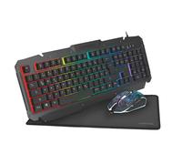 LogiLink Ensemble clavier et souris ID0185 – 800–2400 DPI, rétroéclairage LED RGB, USB