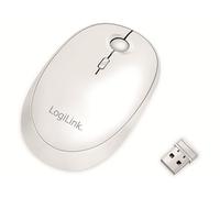 Logilink ID0205 - Souris Dual sans fil et Bluetooth, 2,4 GHz, 800/1200/1600 DPI, couleur blanche