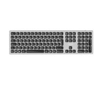 LogiLink ID0213 - Clavier multi-appareils sans fil avec BT 5.0, design aluminium
