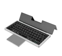 LogiLink Clavier multi-appareils ID0214 – Sans fil Bluetooth 5.1, trackpad, coque amovible