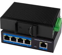 LogiLink Industrial Gigabit Ethernet PoE Switch 5 ports