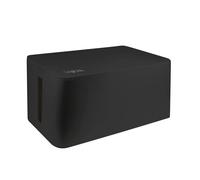 Logilink KAB0062 Cable Box. 40.7 cm Length, Black, Black Black groß