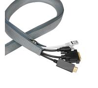 LogiLink KAB0074 Cable Sleeve with Zip for Protection of Cables and for a Tidy L