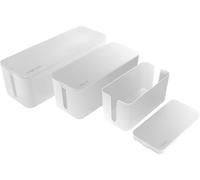 Logilink KAB0078 LogiLink Kabelbox-Set, 3 Größen, weiß