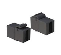 LogiLink Keystone Modular Verbinder HDMI, schwarz Nase zum Einrasten in Panels, zum einfachen Verbinden von - 1 Stück (NK0014B)