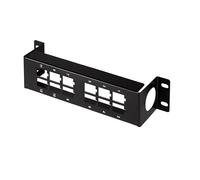 LogiLink Keystone Panneau de brassage 10" 12 ports Noir