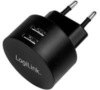 LogiLink Chargeur USB 10.5 W 2x USB-A noir intérieure