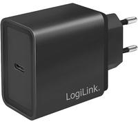 LogiLink Ladegerät Chargeur USB 18 W 1x USB-C® Power Delivery noir intérieure